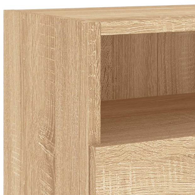 vidaXL Tv-wandmeubels 2 st 100x30x30 cm hout sonoma eikenkleurig