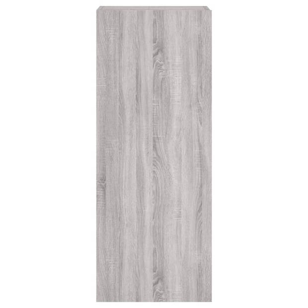 vidaXL Tv-wandmeubel 40,5x30x102 cm bewerkt hout grijs sonoma