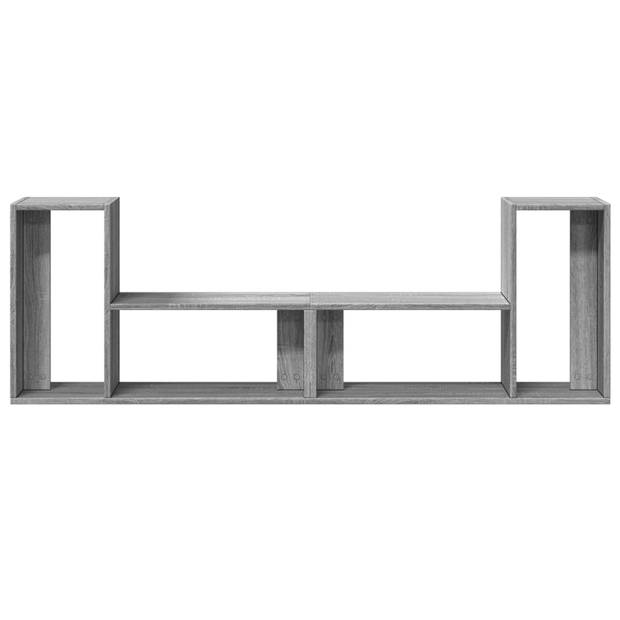 vidaXL Tv-meubelen 2 st 75x30x50 cm bewerkt hout grijs sonoma eiken