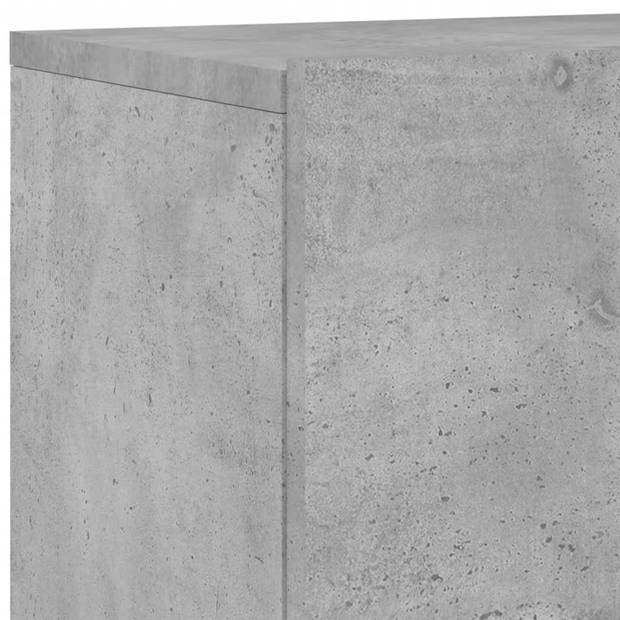 vidaXL Tv-meubel wandgemonteerd 60x30x41 cm betongrijs