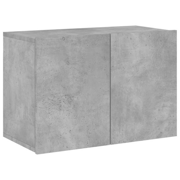 vidaXL Tv-meubel wandgemonteerd 60x30x41 cm betongrijs