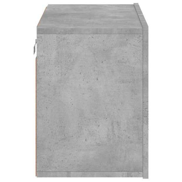 vidaXL Tv-meubel wandgemonteerd 60x30x41 cm betongrijs