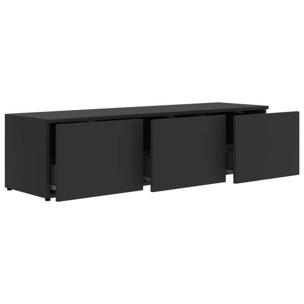 vidaXL Tv-meubel 120x34x30 cm bewerkt hout grijs