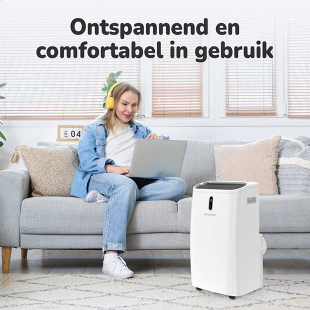 Bloomfold Mobiele Airco - 12.000 BTU - 4-in-1 - tot 35m² koelen