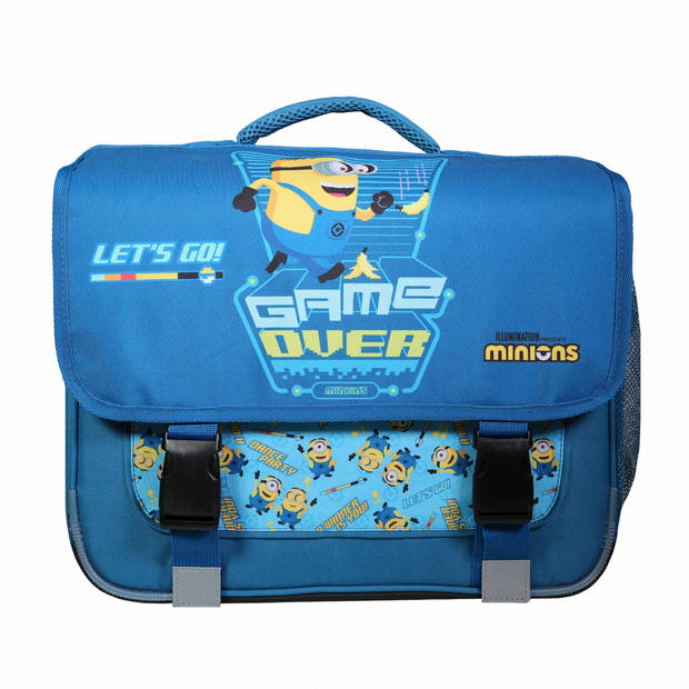 Minions boekentas rugtas 38 cm blauw