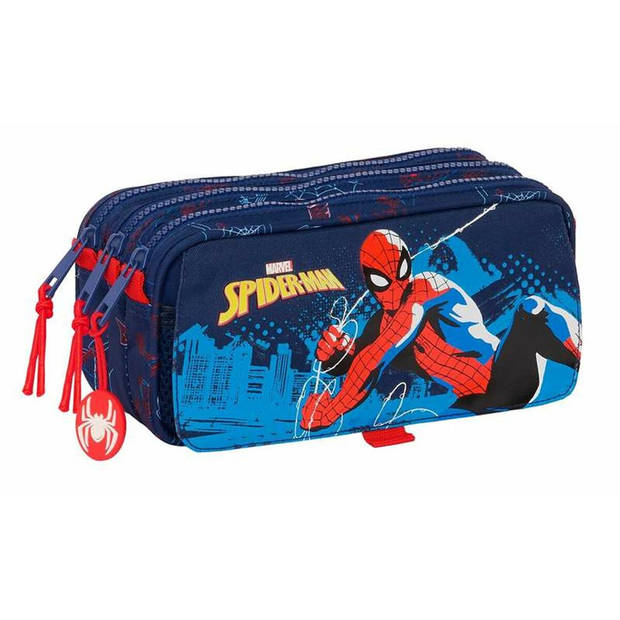 Schoolrugzak Spider-Man Neon Marineblauw 21,5 x 10 x 8 cm