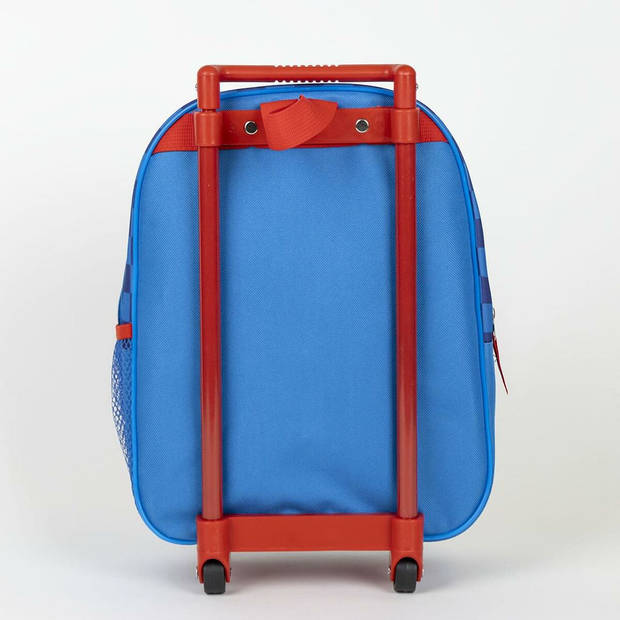 Schoolrugzak met Wielen Sonic Blauw 25 x 31 x 10 cm