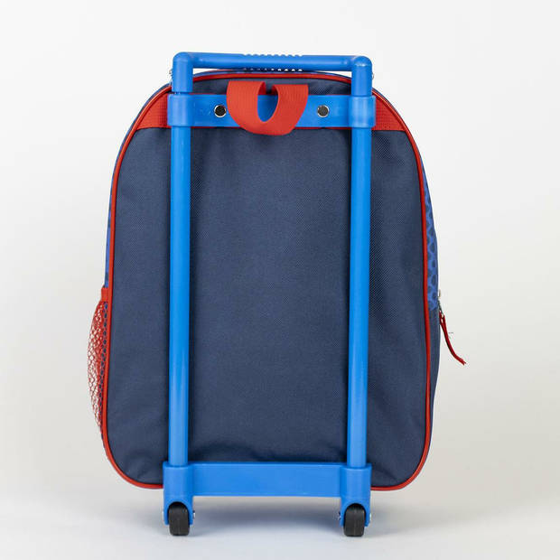 Marvel Spiderman rugzak voor kinderen - blauw - 25 x 10 x 31 cm - rugzak met ingebouwde trolley - Rugzak - kind