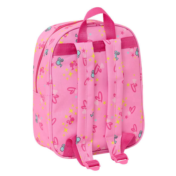 Schoolrugzak Barbie Roze Fuchsia 22 x 27 x 10 cm 3D