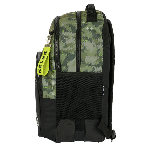 Schoolrugzak Kelme Travel Zwart Groen 32 x 42 x 15 cm