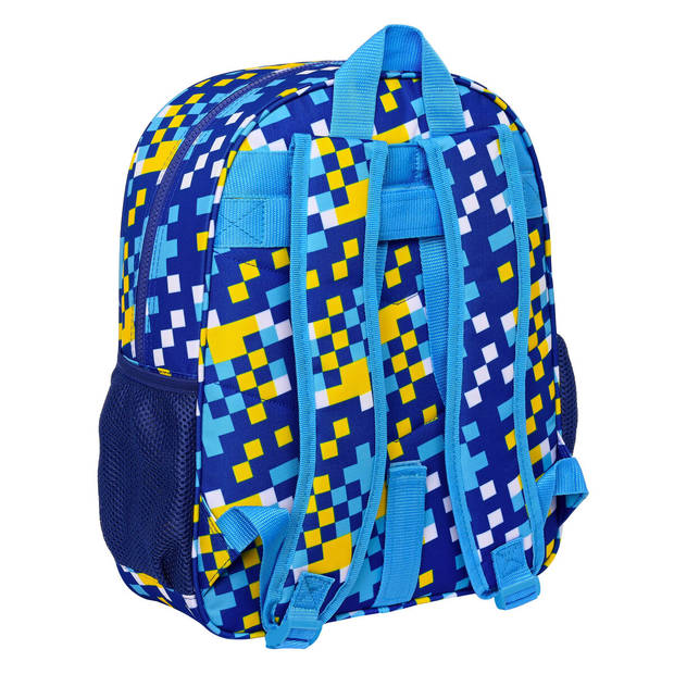 Schoolrugzak Sonic Speed 32 x 38 x 12 cm Blauw