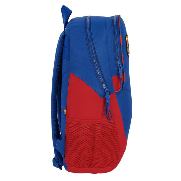 Schoolrugzak F.C. Barcelona Blauw Kastanjebruin 32 x 44 x 16 cm