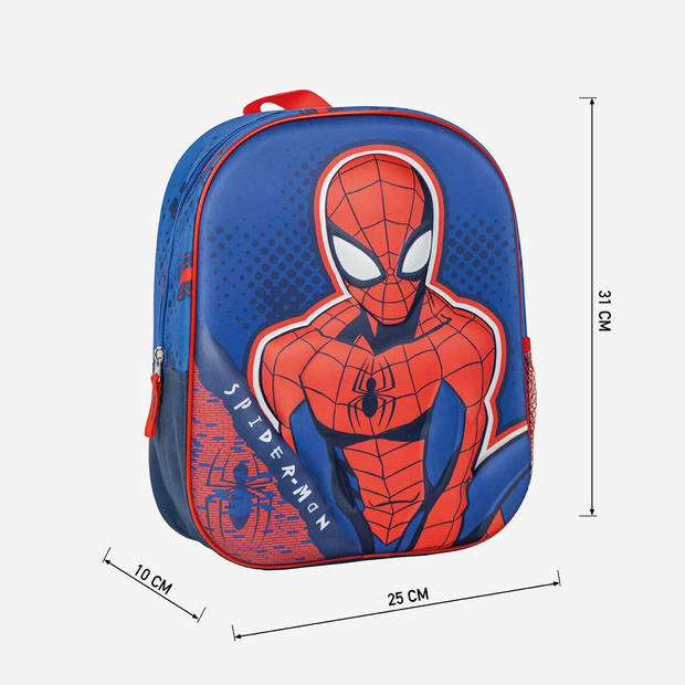 Schoolrugzak Spider-Man Blauw 25 x 31 x 10 cm