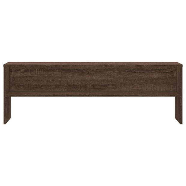 vidaXL Tv-meubel 120x40x40 cm bewerkt hout bruin eikenkleurig