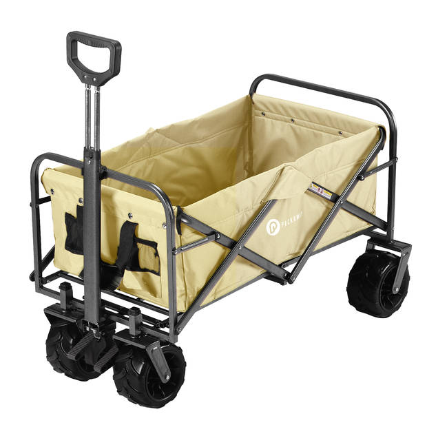 Packaway XL Opvouwbare Bolderkar Heavy Duty van Wasbaar Polyester tot 80KG – 98 x 45 cm – CREME TAUPE