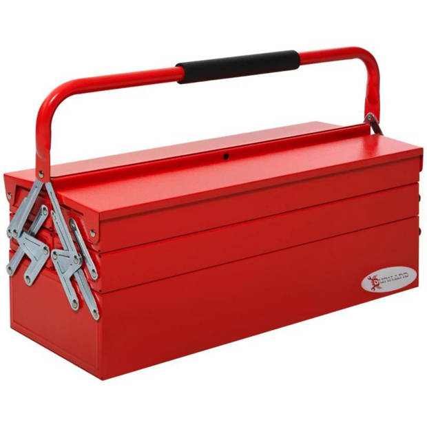 Gereedschapskoffers - Gereedschapskist - Opbergbox gereedschap - Rood -rood 56 x 20 x 41 cm