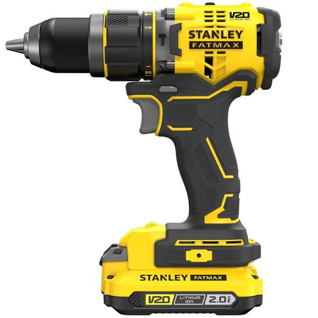 Stanley - V20 Klopboormachine 80 Nm BORSTELLOOS - Lithium 18V - 2 accu's 4A - SFMCD721M2K-QW