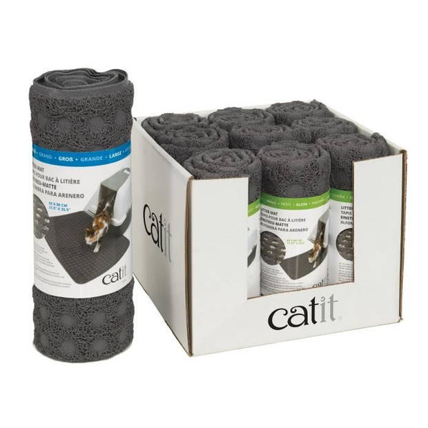 CAT IT Kattenbakmat - Groot - 90 x 60 cm (35,5 x 23,5 in) - Voor Cat