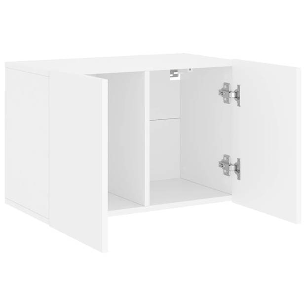 vidaXL Tv-meubel wandgemonteerd 60x30x41 cm wit