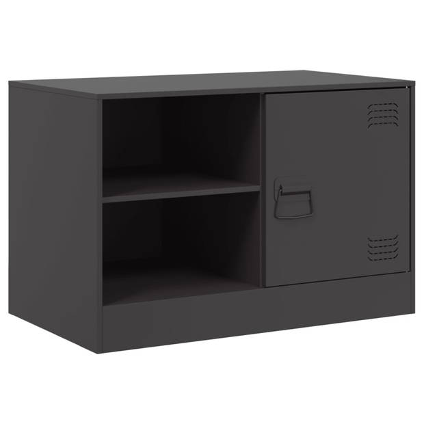 vidaXL Tv-meubelen 2 st 67x39x44 cm staal zwart