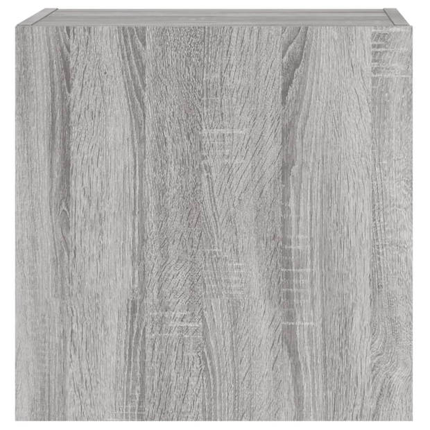 vidaXL Tv-wandmeubel 40,5x30x40 cm bewerkt hout grijs sonoma