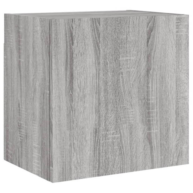 vidaXL Tv-wandmeubel 40,5x30x40 cm bewerkt hout grijs sonoma