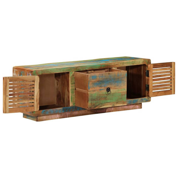 vidaXL Tv-meubel 110x30x40 cm massief gerecycled hout