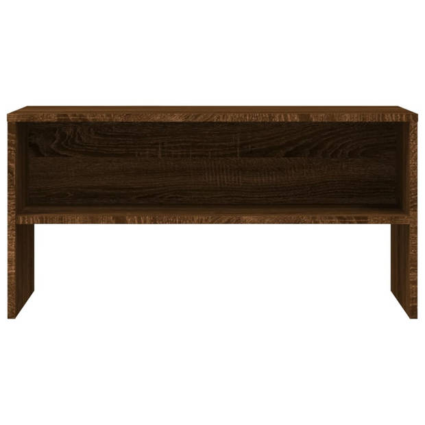 vidaXL Tv-meubel 80x40x40 cm bewerkt hout bruin eikenkleur