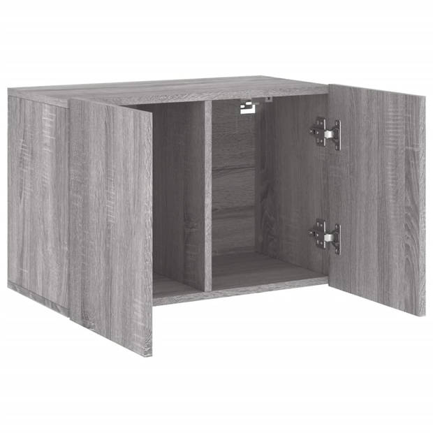 vidaXL Tv-meubel wandgemonteerd 60x30x41 cm grijs sonoma eikenkleurig