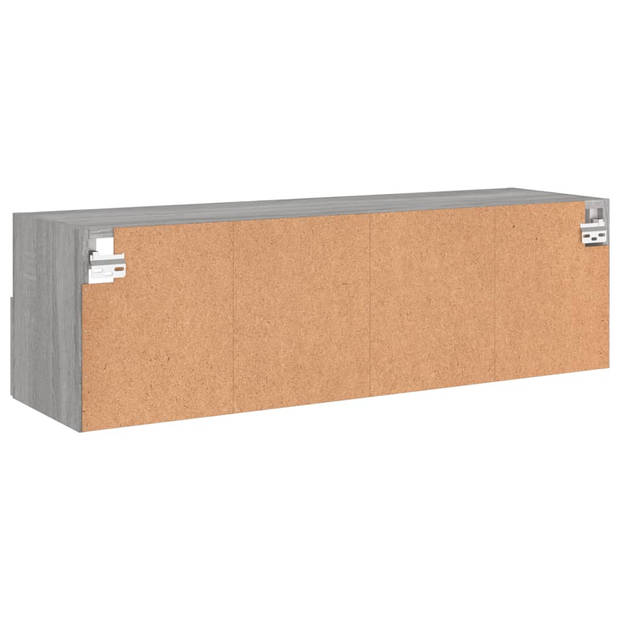 vidaXL Tv-wandmeubel 100x30x30 cm bewerkt hout grijs sonoma