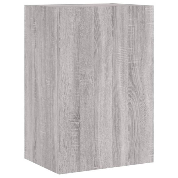 vidaXL Tv-wandmeubel 40,5x30x60 cm bewerkt hout grijs sonoma