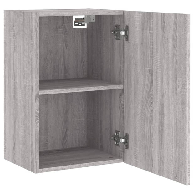 vidaXL Tv-wandmeubel 40,5x30x60 cm bewerkt hout grijs sonoma