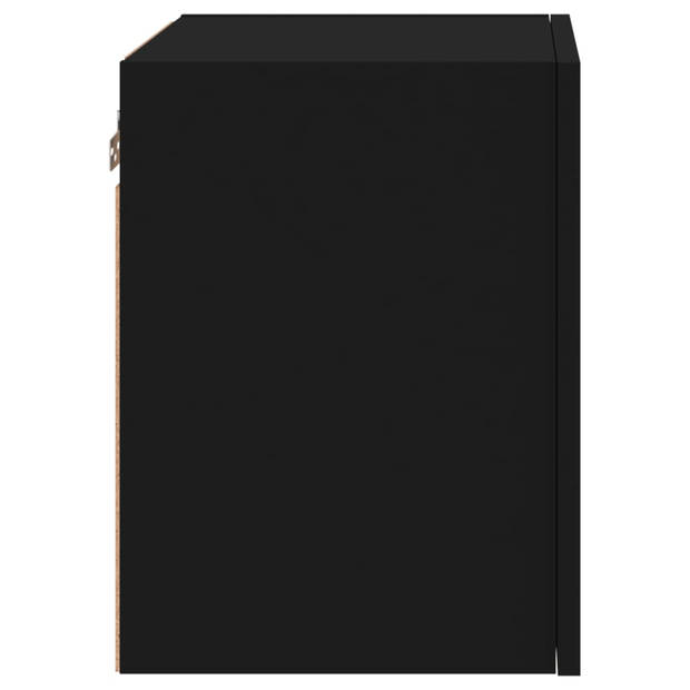 vidaXL Tv-wandmeubel 40,5x30x40 cm bewerkt hout zwart