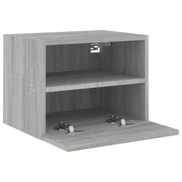 vidaXL Tv-wandmeubel 40x30x30 cm bewerkt hout grijs sonoma