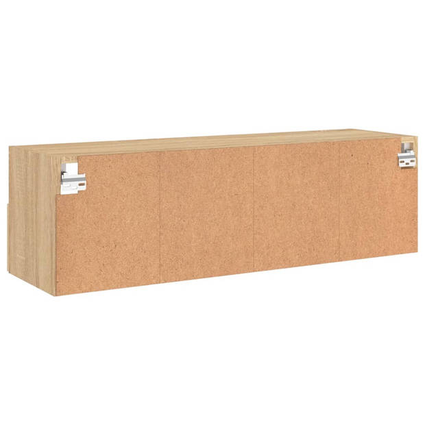 vidaXL Tv-wandmeubel 100x30x30 cm bewerkt hout sonoma eikenkleurig