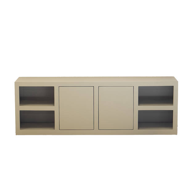 Giga Meubel - Tv-meubel Beige Mangohout - Rechthoek - 180x40x60cm - Xander