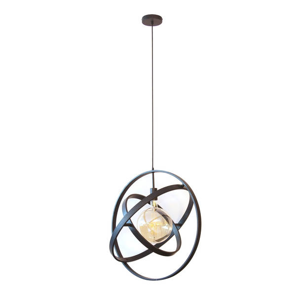 Giga Meubel - Hanglamp Zwart - 1-Lichts - Metaal - 150x55x55cm