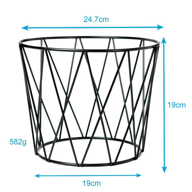 Intirilife ijzeren pizza serveerstandaard - 24.7 x 19 x 20 cm - dienblad- en bordenhouder, ook voor taarten