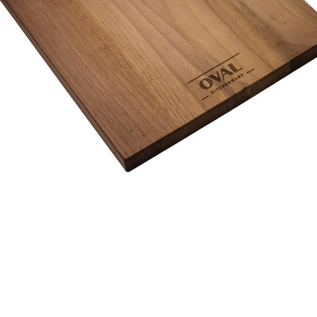 OVAL - Pure Walnut Wood Serveerplank 49 x 20 cm