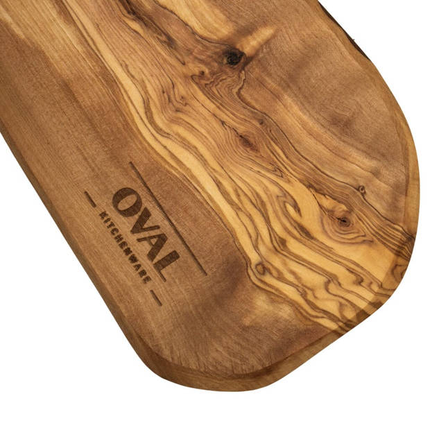 OVAL - Pure Olive Wood Serveerplank 35-40 cm