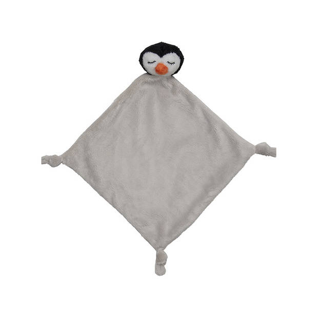 Nature Planet Pinguin tuttel/knuffeldoekje - 40 cm - Dieren knuffels - Baby geboorte kraamcadeaus - Knuffeldoek