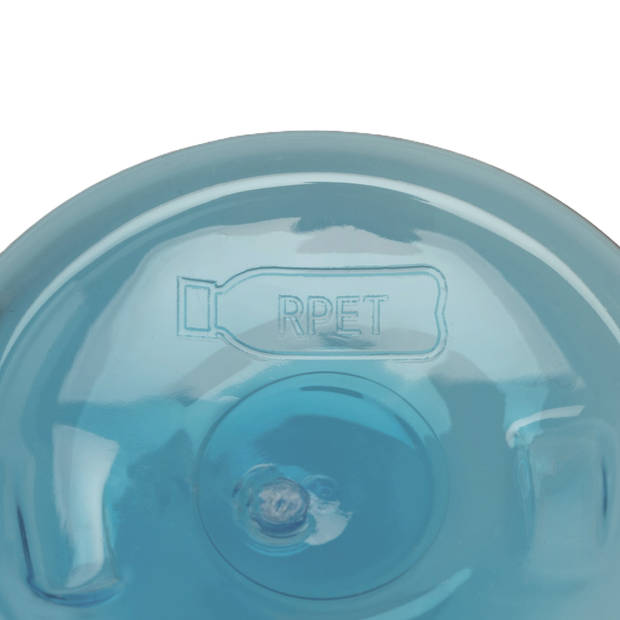 Waterfles / drinkfles / sport bidon Olympic - lichtblauw - kunststof - 500 ml - rvs schroefdop - Drinkflessen