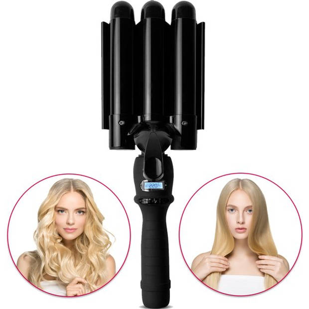 Cheveux Professionele Wafeltang 25mm – Krultang SCV12 PRO Edition – Waver – Golvenkrultang – Beach Waves