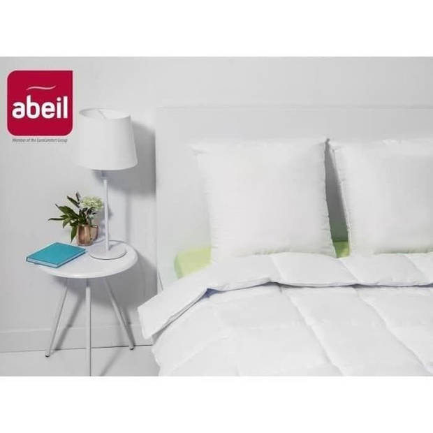 ABEIL Set van 2 organische comfortkussens - 60 x 60 cm - wit