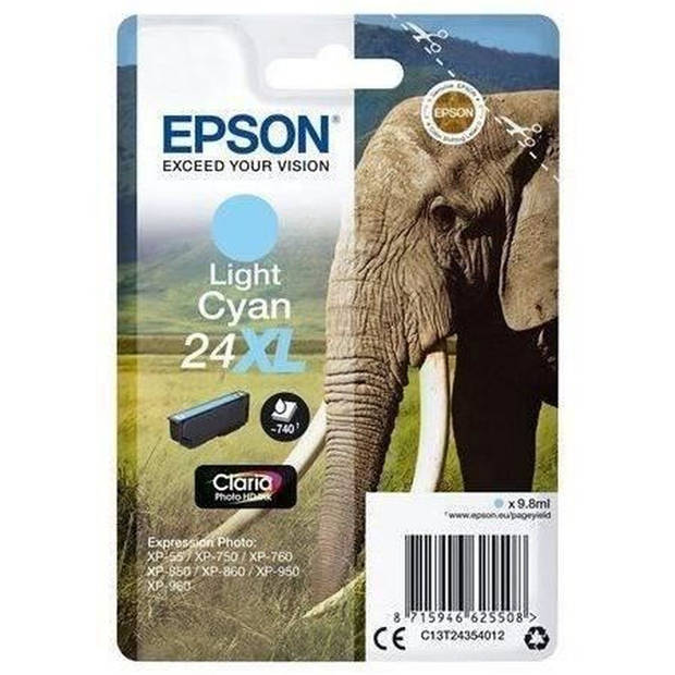 Epson 24XL licht cyaan cartridge