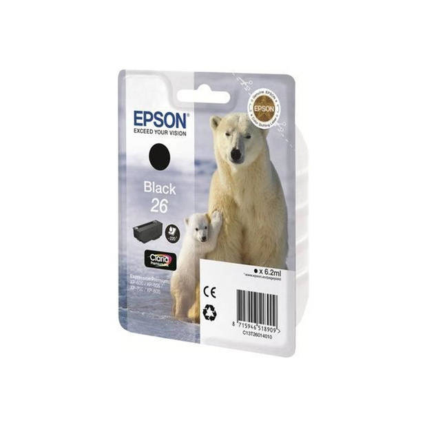 Epson 26 zwart cartridge