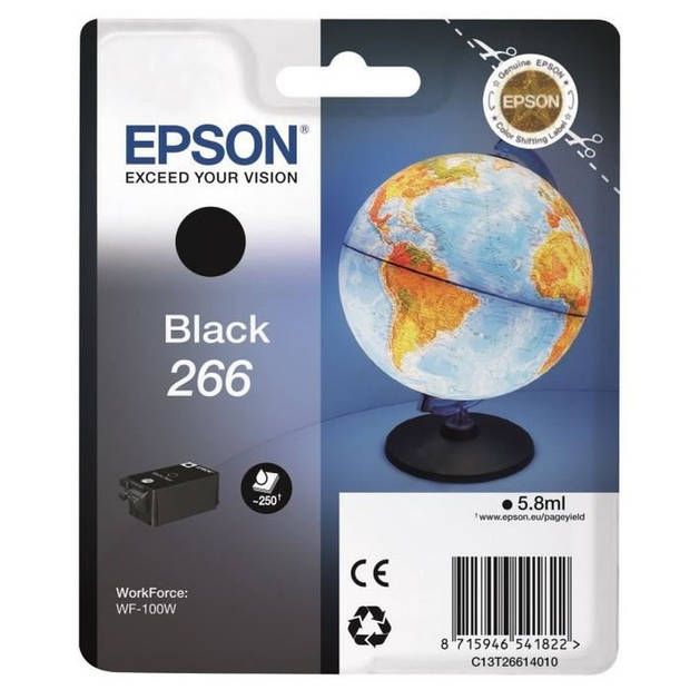 Epson GLOBE 266 zwart cartridge