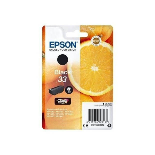 Epson 33 zwart cartridge