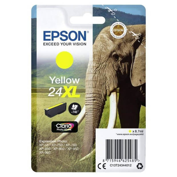 Epson 24XL geel cartridge