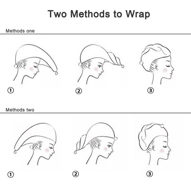 Intirilife handdoek voor alle haartypes in grijs - comfortabele en zachte haartulband voor praktische